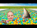 Pool Adventures With A Toy Shark Fun Time By The Pool