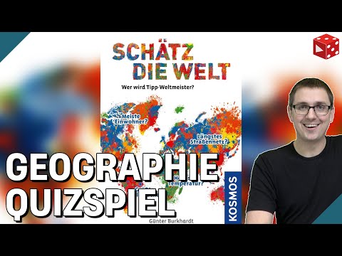 Schätz die Welt - Ein Geographie Quizspiel von Günther Burkhardt (Kosmos 2022)