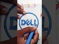 Dell Logo Drawing Easy Logo Drawing Shorts Youtube Trending