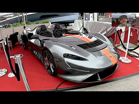 McLaren Elva Roadster super hyper sport car cabriolet limited edition walkaround and interior K1007