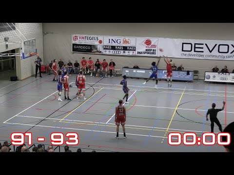KBBC Oostkamp - Bavi Vilvoorde ~ nog 1 seconde... 🫣