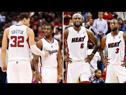 Lob City Clippers vs Heat Big 3 2012 (Full Game)