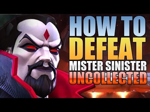 How To Defeat Mister Sinister Easily - X-Machina Uncollected - Marvel Contest Of Champions