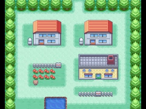 Pokemon FireRed/LeafGreen Music - "Pallet Town" with Rain (For Sleeping, Studying, etc)