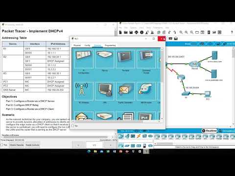 7.4.1 packet tracer - implement DHCPv4