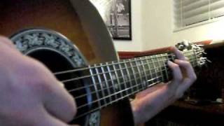 Rolling Stones - Can&#39;t You Hear Me Knocking Riff on Acoustic