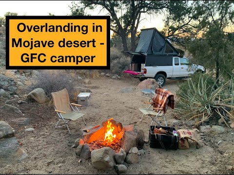 Winter overlanding in Mojave desert - GFC camper & gear walkaround