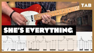 Brad Paisley - She&#39;s Everything - Guitar Tab | Lesson | Cover | Tutorial