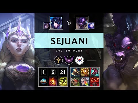 Sejuani Support vs Alistar - KR Master Patch 25.17