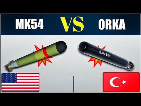 Turkish ORKA Torpedo VS American MARK 54 Lightweight Torpedo