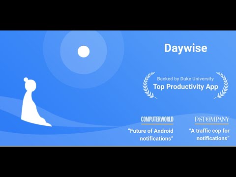 Daywise: Schedule Notifications. Be calm & focused