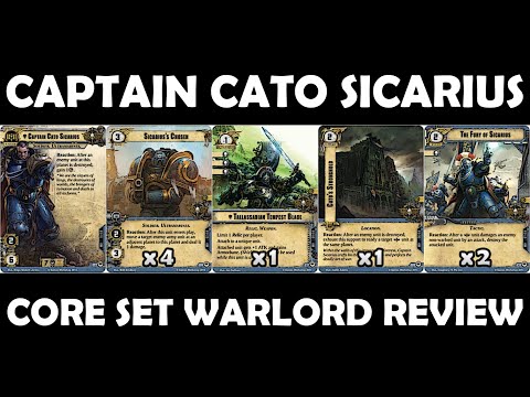Captain Cato Sicarius - Warhammer 40,000: Conquest Warlord Review