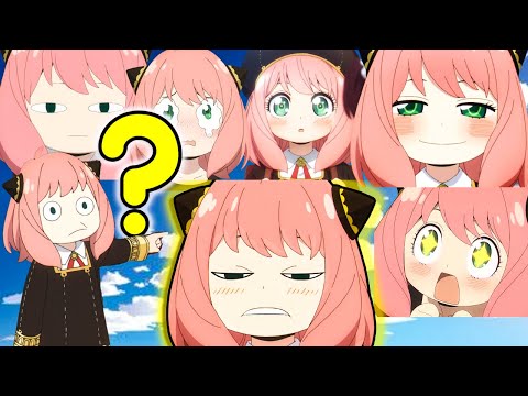 安雅的最佳搞笑時刻以及與其他動畫作品的 LOL 相似之處（Spy X Family） (The Best of Anya's Funny Moments and LOL Resemblances to Other Animated Works (Spy X Family))