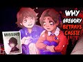 Why Gregory Betrayed Cassie In FNAF Ruin DLC ENDING Security Breach FNAF RUIN DLC EXPLAINED
