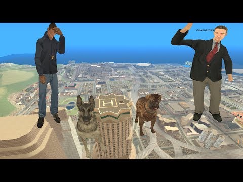 [GTA SAN ANDREAS LOQUENDO] CJ adopta unos perros.
