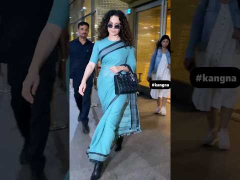 Kangana Ranaut's Stunning Ramp Walk ✨🔥 | #FashionQueen #BollywoodStyle #RampWalkGoals #shorts