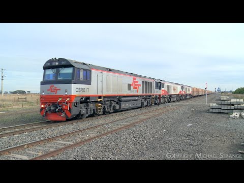 SCT 1PM9 Mixed Freight & Steel Train (12/5/2022) - PoathTV Australian Railways
