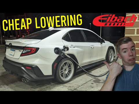 Installing Lowering Springs on My 2022 WRX!