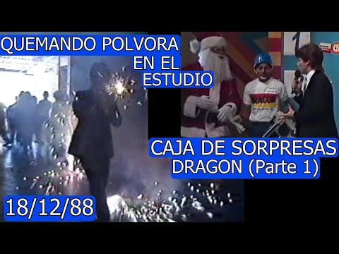 0361 Fuegos Artificiales en Estudio, Caja de Sorpresas Dragón (Parte 1) -   DPTO2, 18 de Dic. 1988
