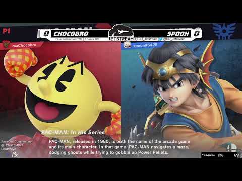 Quarantainment 29 Losers R3 - spoon (Hero) Vs. Chocobro (Pac Man, Duck Hunt) Smash Ultimate - SSBU