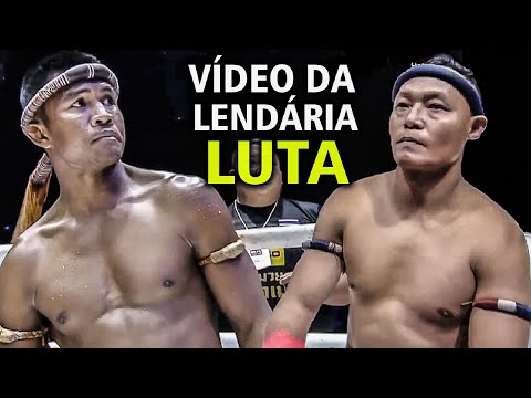 VÍDEO DA LENDÁRIA LUTA de MUAYTHAI sem LUVAS : BUAKAW vs SAENCHAI