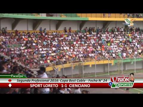 Sport Loreto 1 - 1 Cienciano | Fecha 24 Copa Best Cable