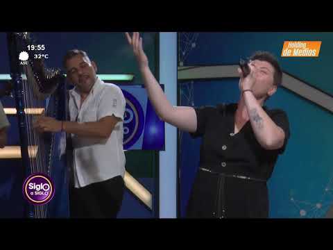 Cristina Bitiusca y Alcides Ovelar del Ensamble Folclórico - Orquesta Sinfónica Nacional en RCC