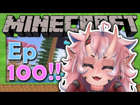 EPIC 100th Minecraft with Pepper Senpai & Vtuber