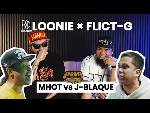 LOONIE × FLICT-G | BREAK IT DOWN: Rap Battle Review E325 | PSP: MHOT vs J-BLAQUE