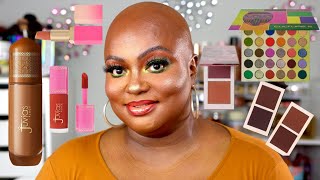 Full Face of JUVIAS PLACE Radiance Booster|Culture 2 Palette Swatches