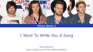 One Direction - I Want To Write You A Song (Color Coded Lyrics)