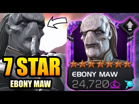 7 Star Ebony Maw Rank 2 Gameplay - A Worthy 7 Star Selector Choice - Marvel Contest of Champions