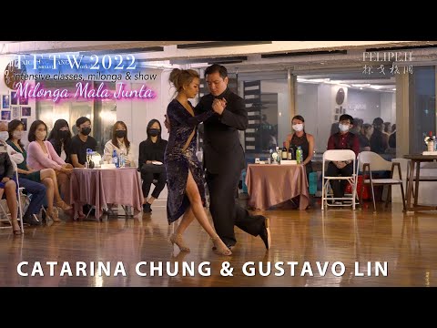  Gustavo Lin  and  Catarina Chung  are  dancing  to  the  tango  "  Que Falta Que Me Haces  "  by  Miguel Caló  in  2022