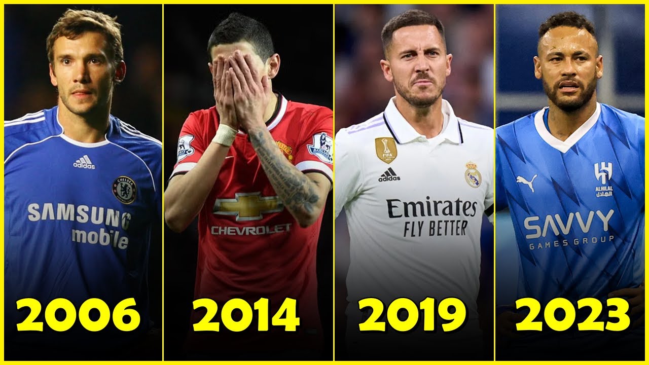 A PIOR CONTRATAÇÃO DO FUTEBOL EM CADA TEMPORADA DESDE 2001