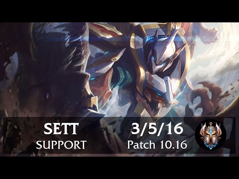 Sett Support vs Pyke | Pinoy Challenger Replay Patch 10.16
