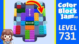 Soluzione del Livello 731 di Color Block Jam