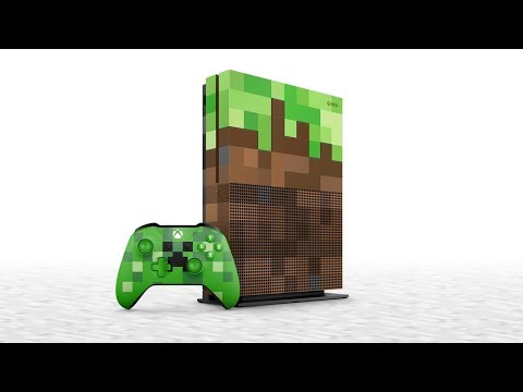 Introducing: the Xbox One S Minecraft Limited Edition Bundle!