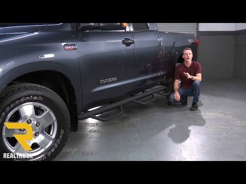 How to Install Havoc HS3 Black Hoop Steps on a 2007-2017 Toyota Tundra Double Cab