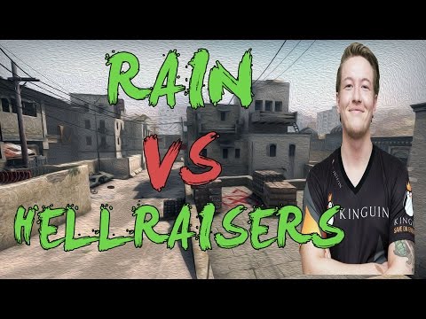 CSGO: POV Kinguin rain vs HellRaisers (21/10) dust2 @ PGL Season 1 EU Qualifier