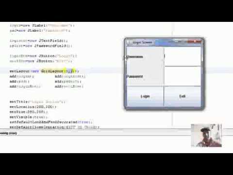Netbeans Java Programming Tutorial Gridlayout Manager