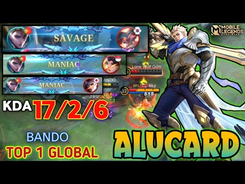 2X MANIAC + SAVAGE! ALUCARD BEST BUILD 2023, Top 1 Global ALUCARD Gameplay 2023 - Mobile Legends
