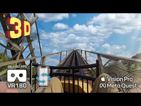Troy 3D Epic 8K VR Roller Coaster VR180 - Immersive & Stunning Front Row POV #metaquest