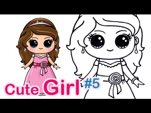 How to draw a cute girl