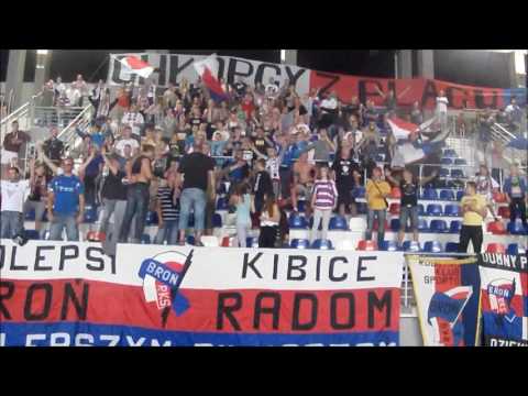 Doping i oprawa kibiców Broni Radom na meczu z KSP