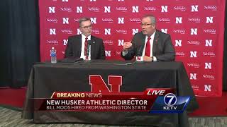 Chancellor Green introduces new Nebraska athletic director, Bill Moos