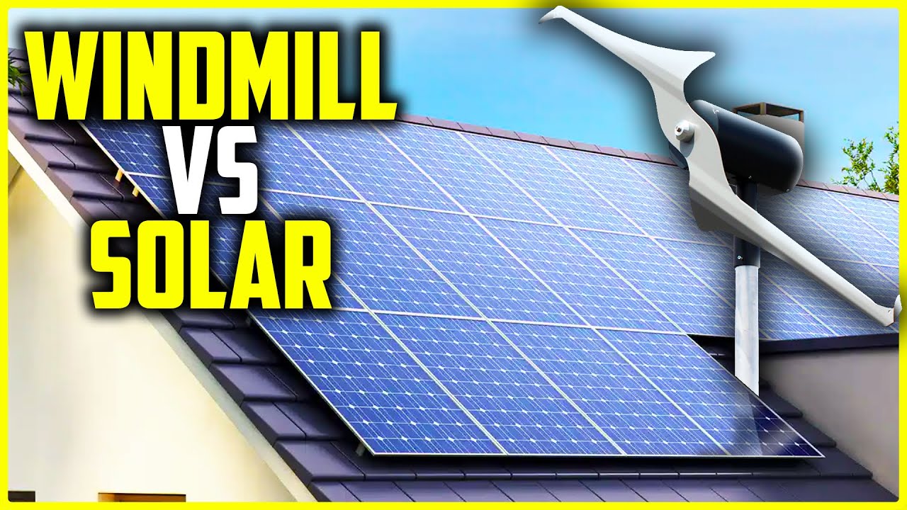Which is more efficient wind turbines or solar panels? More REF