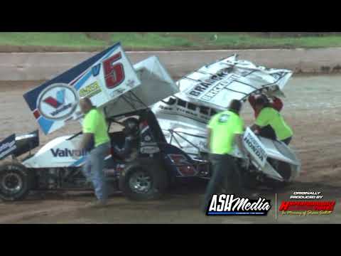 Sprintcars: Kevin Titman Rollover - Archerfield Speedway