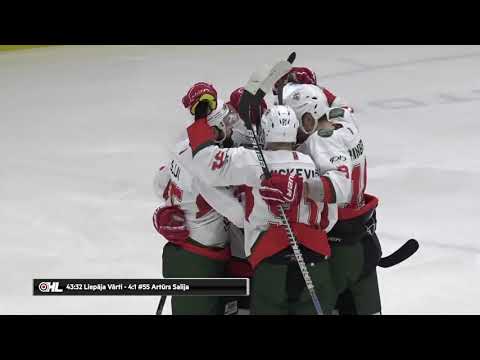 Optibet Hokeja Līga: HK Zemgale/LLU - HK Liepāja. Spēles labākie momenti (15.02.2021)
