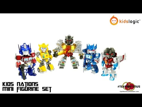 Video Review of the Kids Logic; Kids Nation Transformers Mini Figures