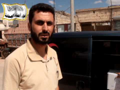 توزيع الأدوية الى المشافي الميدانية في ريف حلب من قبل الفوج 77